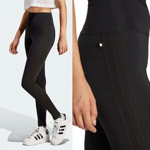 Adidas Originals Adicolor Classics Tonal Stripe Leggings -   black XS